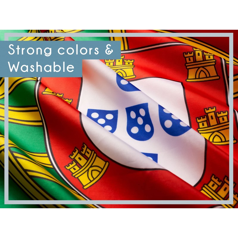 Aricona Portugal Flag 90 x 150 cm, Portuguese National Flag