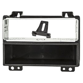 tomzz Audio 2415-122 Radio Fascia Metal Slot Compatible with Ford Fiesta JH1/JD3 Ford Fusion JU2 Fz. Before Facelift Black