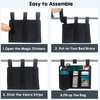 Bedside Storage Bag Multiple Pockets Bedside Hanging Organizer Bag for