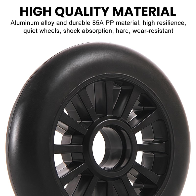 Sporgo Pack of 2 Scooter Wheels: 100 mm Scooter Replacement