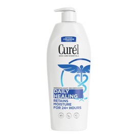 Curél Daily Healing Body Lotion for Dry Skin, Body and Hand Lotion, with Advanced Ceramide Complex, Repairs Moisture Barrier, 13 Fl Oz
