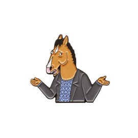 BoJack Cartoon Brooch Hard Enamel Pins Women Men Lapel Badges Backpack Collar Fashion Jewelry Gifts For Kids Friend Accessories