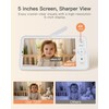 ARENTI 4MP 2.4G&5G WiFi Baby Monitor with Camera and Audio,