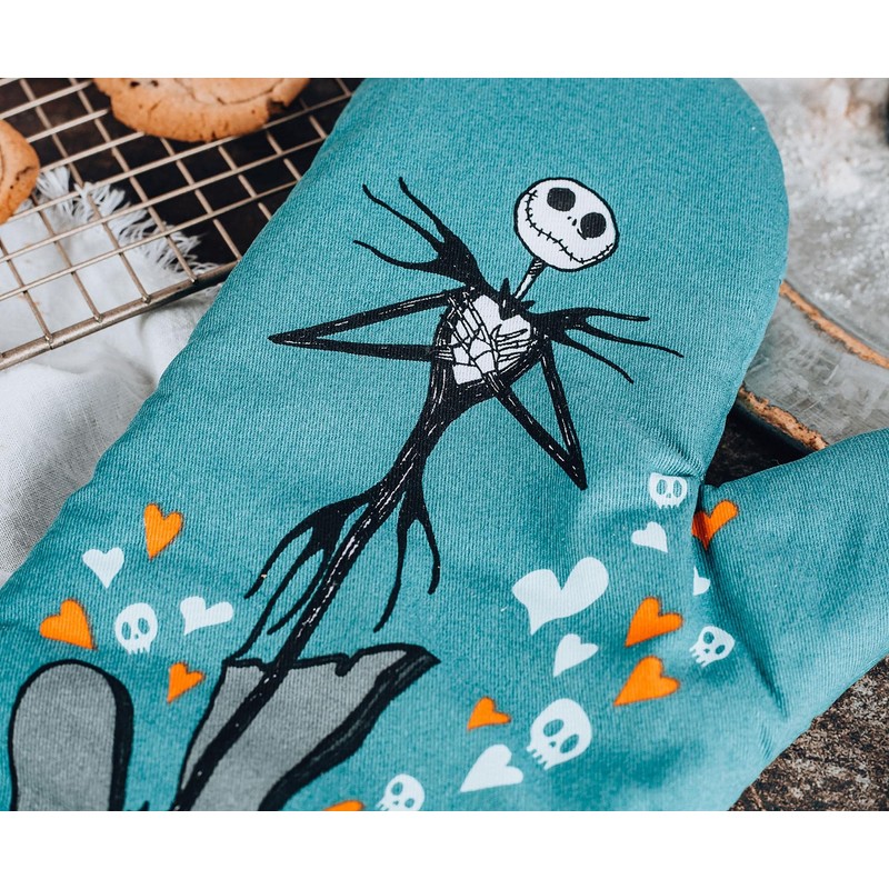 The Nightmare Before Christmas Jack and Sally Oven Mitt Glove