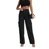 WZIKAI Cargo Pants for Women High Waisted Casual Pants Baggy