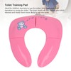 Child Folding Toilet Seat Reusable Non Slip Suction Cups Multifuntional