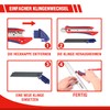 WORKPRO WORKPRO 5 Stck Cuttermesser Set 18mm mit 20 Ersatzklingen