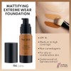 Mattifying Extreme Wear Foundation SPF 15-114 Latte by Note Cosmetique