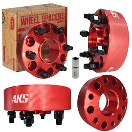 AKS4WD 6x135 Wheel Spacers 1.5 Inch - Espaciadores de Rines 1.5 Pulgadas Wheel Spacer Hubcentric 6 Lug Wheel Spacers for Truck F150 Expedition 2015-2025 Tire Studs M14x1.5 and 87.1 Wheel Hub spacers