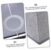 Levemolo Sturdy Linen Lampshade Easy Install Replacement for Ceiling Floor