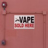 Decal Stickers Multiple Sizes Vape Sold Here Black Red Industrial