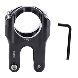 Bike Stem 35mm Lightweight High Strength CNC Aluminum Alloy Handlebar Short Stem for Road Mountain Bikes Black