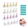 DALAETUS 4pcs Magnetic Nail Tips Stand,Nail Stand Display, Acrylic Nail
