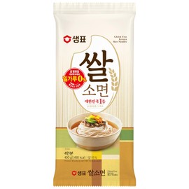 Sempio Fideos De Arroz- Somen Estilo Coreano, Somyeon. Sin Gluten, Textura Suave 400 Gr | Sin Gluten, Textura Suave