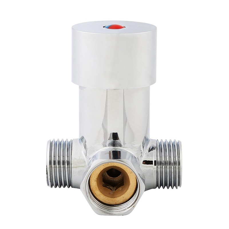 Jiawu G1/2 Brass Hot Cold Water Mixing Valve Mixer for