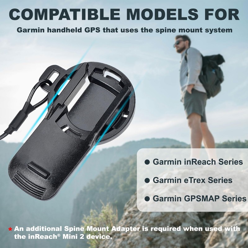 Lamborsafe Backpack Mount for Garmin Handheld GPS eTrex/GPSMAP Series with