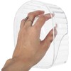 Cuenco de Manicura Transparente Recipiente para Remojar las Uñas para