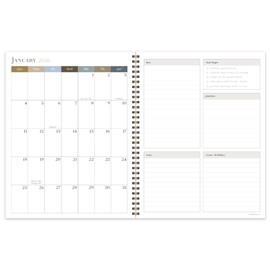 2026 Bonjour Book of Blooms Large Weekly Monthly Planner
