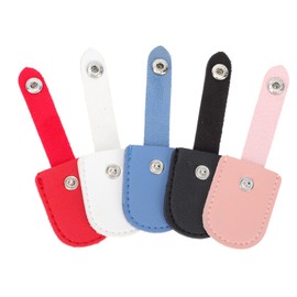 PACKOVE 5Pcs Nail Scissor Protective Covers Non Slip Durable Cuticle Nipper Sheaths Stylish PU Material Compact for Manicure Tool Safety and Prevention