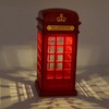 Creative Retro Classic Telephone Booth Night Light Touch Sensor Dimmable