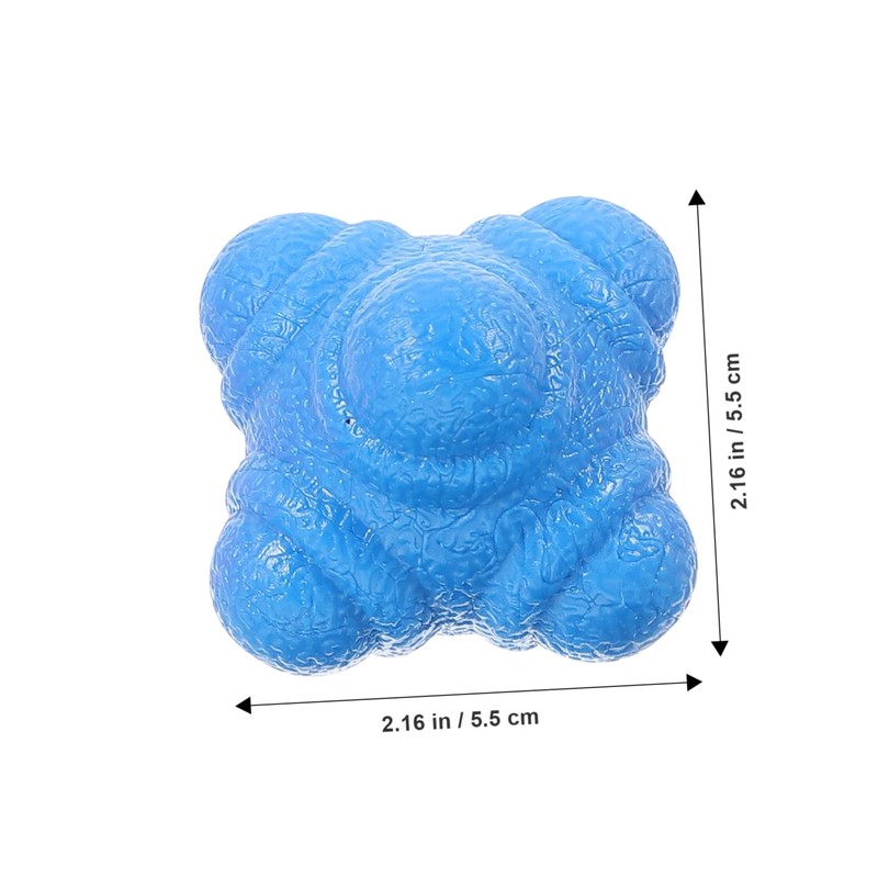 SUPVOX 6pcs Hexagonal Reaction Balls for Agility Training Durable Exercise
