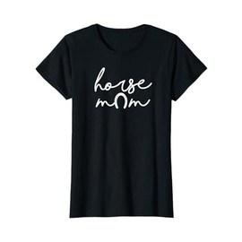 Horse Mom Barn Mama Equestrian Horseback Riding Funny T-Shirt