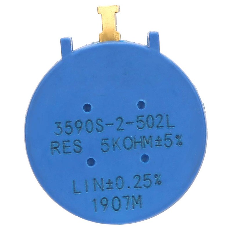 Multiturn Potentiometer 2W 5K Ohm Adjustable Resistance Precision Multiturn Potentiometer