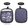 Novelty Baking Gift Heat Resistant Potholder Oven Pads with Pocket
