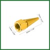 Motoforti 4pcs Gold Tone Car Spike Wheel Tyre Tire Valve