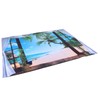 Window Beach Landscape Pattern Tapestry Wall Hanging for Living Room