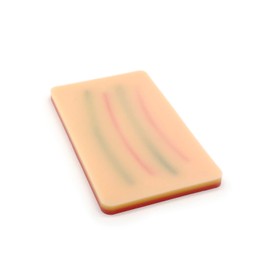 ZUFOR Upgraded Suture Pad，5 in 1 Silicone IV Practice Kit with 4 Veins Imbedded-Phlebotomy Practice Pad-Blood Draw Practice Board-Suture Practice Kit-Blood Return Function，Injection Training Pad