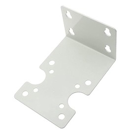 Water Filter Housing Brackets RO Machine Metal Housing Fixed Bracket Single Stage Filter Mounting Plate for Water Filter System, 10-inch/20-inch, White