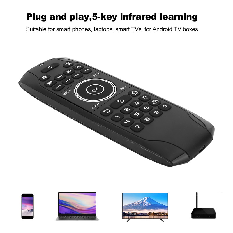 Air Remote Mouse for Bluetooth 5.0 Backlight for Android TV