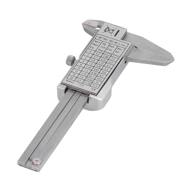 Vernier Caliper 0‑50mm Portable Mini Digital Wear Resistance Rust Industrial