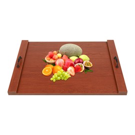 Wood Stove Top Cover Stove Cover Board for Electric & Gas Stovetop Counter Space Top Covers Wooden Stovetop Cover Board RV Kitchen Brown Stove Top Cover, 30" x 22" x 2.5"