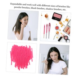 FOMIYES 150pcs Makeup Tool Mesh Cover Expandable Dense Reusable for Protection