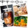 Baderke 17 pcs Stainless Steel Funnel Set Wide Mouth Canning