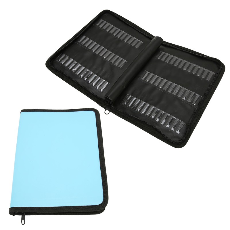 Nail Drill Bits Storage Bag Large Capacity Dustproof Portable Nail