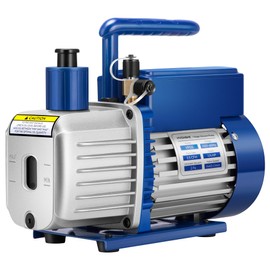VIVOHOME 1/4 HP 3.5 CFM 1 Stage A2L HVAC Vacuum Pump, Sparkless Motor for R32 R1234yf R454B R134a R22 R410a Systems, Auto AC Vacuum Pump for Air Conditioner Refrigeration Maintenance with Oil Bottle