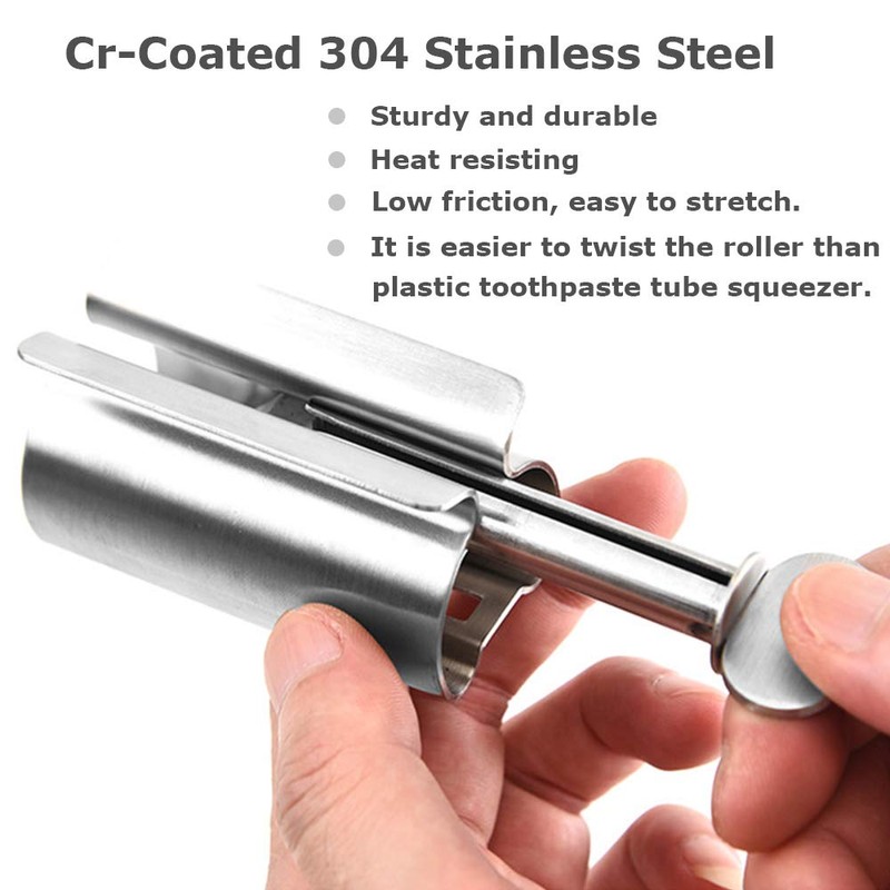 Toothpaste Key, NEEMAY Toothpaste Dispenser,Toothpaste Tube Squeezers, Metal Toothpaste Rollers,