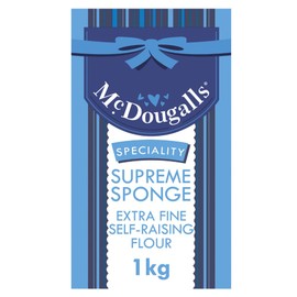 McDougalls Supreme Sponge Self-Raising Flour, 1 kg Bag (Pack of 1)