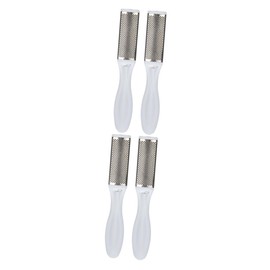 Ipetboom 2sets Stainless Steel Foot File Callus Remover for Dry Calloused Cracked Heels Rasp File Callus Remover for Feet 2pcs*2