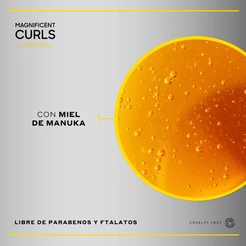 MARTHA DEBYALE HAIR TECH Magnificent Curls Mascarilla. Chinos, con Miel