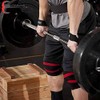Knee Wraps Vendas elásticas levantamiento de Pesas Paquete con un
