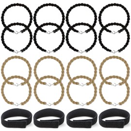 20 Pcs Boot Straps, 2 Styles Elastic Boot Bands with Hooks, Adjustable Blousing Garters Straps Flexible Cowboy Blousing Bands Ankle Straps for Fishing Hiking Cycling Boot Accessories