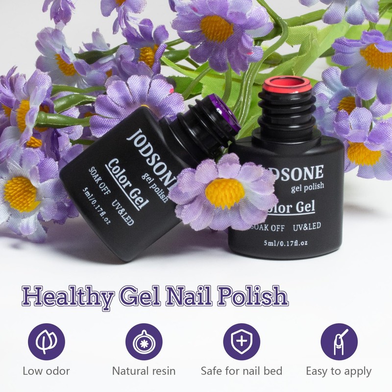JODSONE 20 Colors Gel Nail Polish Kit with U V