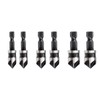 YXIING 6 Pcs Countersink Drill Bit, Countersink Drill Bits Set1/4