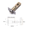 Qrity Pack of 1 Tubular Mortice Locks, 70/60 mm Tube