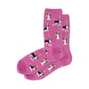 Hotsox Women's Party Beagle Socks 1 Pair, Pink, Women's 4-10