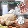 Multifunctional Heavy-Duty Kitchen Shears, Interactk Kitchen Scissors for Food, Heavy